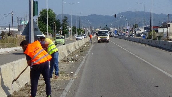 Eργασίες συντήρησης Ν.Ε.Ο Θεσσαλονίκης-Ν.Μουδανιών