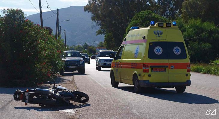 Τροχαίο δυστύχημα στη λεωφ. Βουλιαγμένης με θύμα 50χρονο οδηγό μηχανής