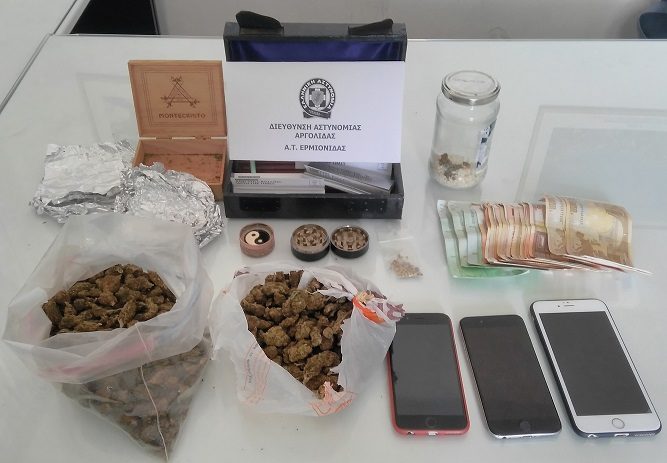 Συλλήψεις για ναρκωτικά στην Αργολίδα