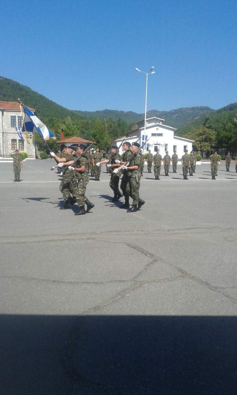 Τελετή ορκωμοσίας στο 11ο Σ.Π. Τρίπολης