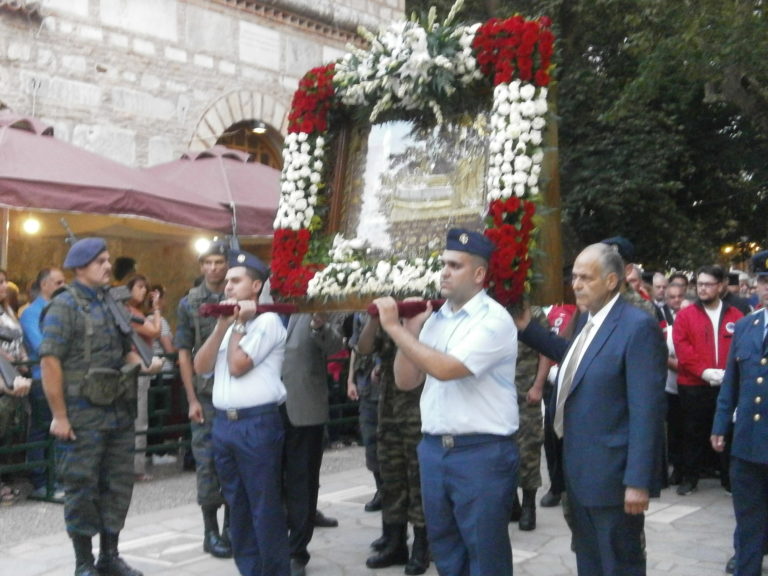 Λιτάνευση της Εικόνας της Παναγίας στην Τεγέα Αρκαδίας