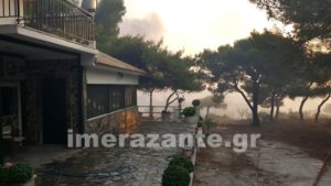 Ζάκυνθος: Καλύτερη εικόνα στα πύρινα μέτωπα – Ανυπολόγιστη η καταστροφή