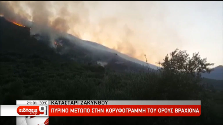 Διαρκής μάχη με τις φλόγες (video)