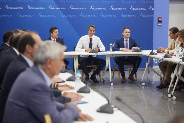 Συνάντηση Κ. Μητσοτάκη με βουλευτές της βόρειας Ελλάδας