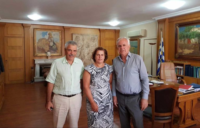 Λέσβος: Συνάντηση Ε. Αποστόλου με Χ. Καλογήρου για λιμνοδεξαμενή Σεδούντα