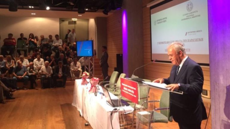 Γ. Δραγασάκης: «Καινοτομία, αγροδιατροφή, τουρισμός»