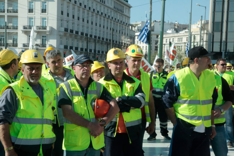 Στους μεταλλωρύχους της Χαλκιδικής συμπαραστέκεται η ΓΣΕΕ