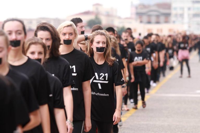 Walk For Freedom: Μια πορεία ενάντια της εμπορίας ανθρώπων στη Θεσσαλονίκη