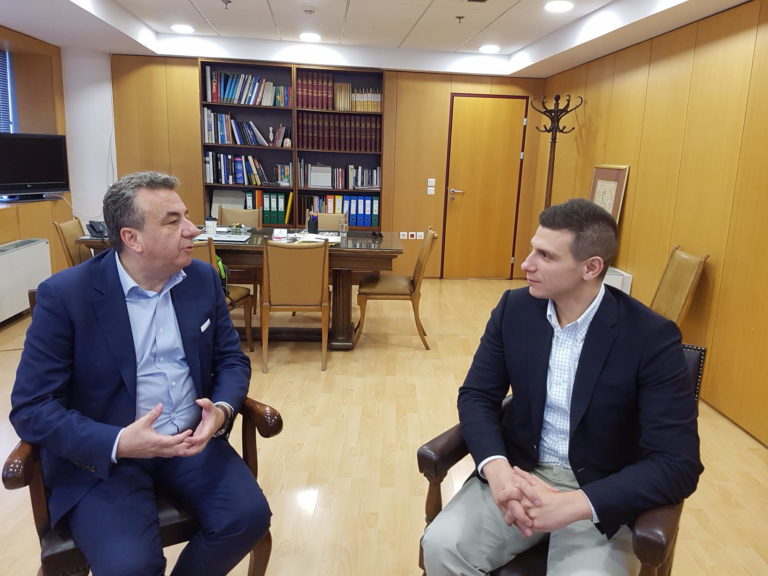 Συνάντηση Περιφερειάρχη με Γ. Γ. Ψηφιακής Πολιτικής