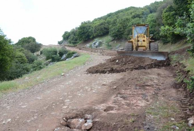 Εργασίες συντήρησης στην Επαρχιακή Οδό Θεσσαλονίκης-Νέας Μηχανιώνας