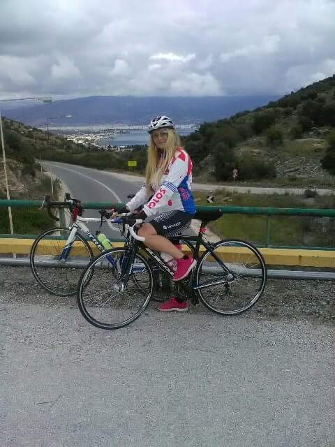 Βόλος-Αθήνα με ποδήλατο με τη βολιώτισσα Βασιλική Καλούτσα