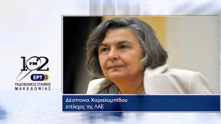 Δ. Χαραλαμπίδου: “Η κυβέρνηση ΣΥΡΙΖΑ-ΑΝΕΛ θα κάνει τα πάντα για την εξουσία” (audio)