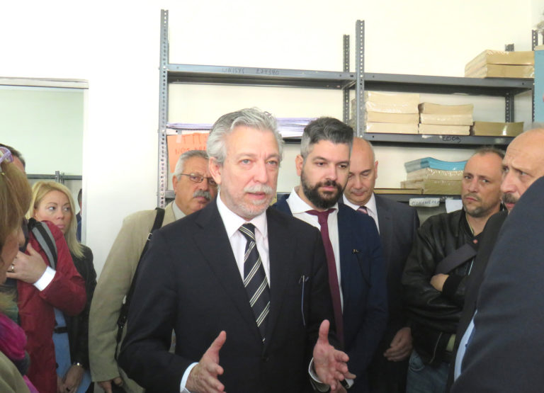 Επίσκεψη Στ. Κοντονή στα δικαστήρια Θεσσαλονίκης