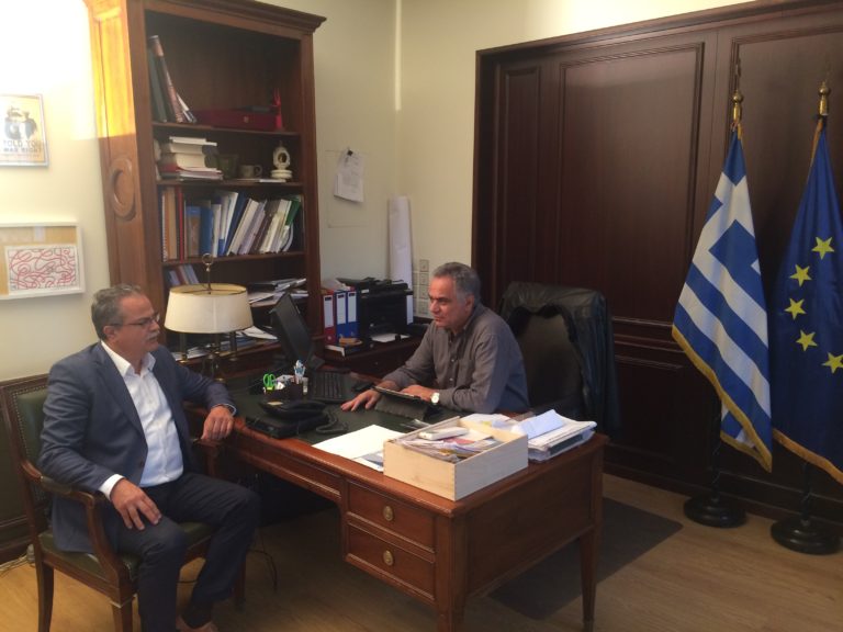 300.000 ευρώ για τον Δήμο Πλατανιά -Συνάντηση Γ. Μαλανδράκη με τον Υπουργό Εσωτερικών