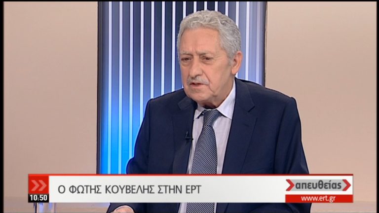 Ο Φ. Κουβέλης για τις νέες προκλητικές δηλώσεις Τσαβούσογλου (video)