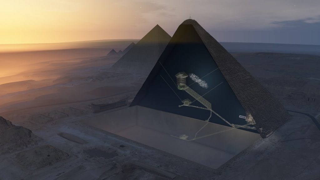 Μεγάλος κενός χώρος ανακαλύφθηκε στην Πυραμίδα του Χέοπα
