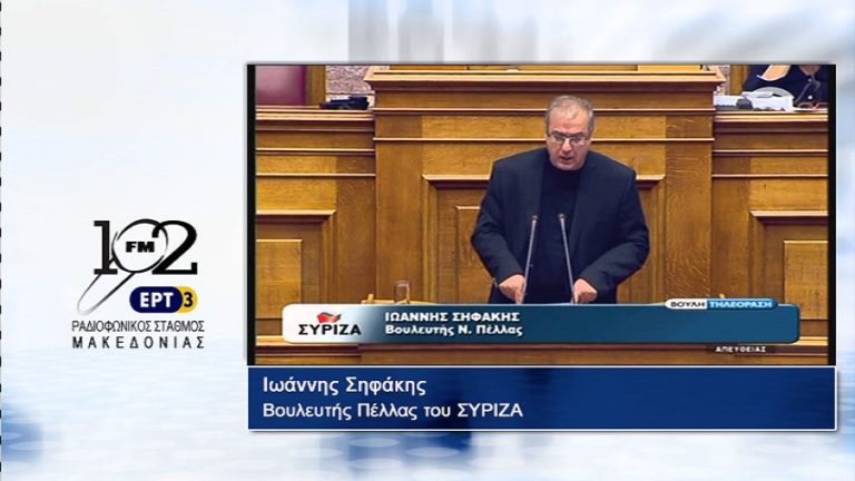 Ιωαν. Σηφάκης: “Το αδηφάγο καπιταλιστικό σύστημα προσπαθεί να αποφύγει την φορολογία” (audio)