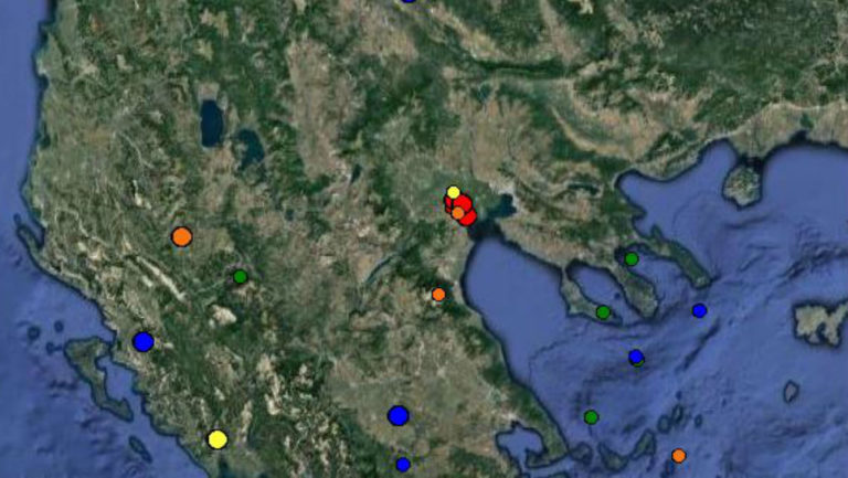 4,2 και 3,5 Ρίχτερ Δυτικά της Θεσσαλονίκης