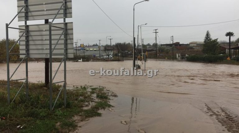 Ζημιές από την κακοκαιρία στην Χαλκηδόνα Θεσσαλονίκης