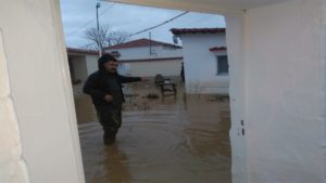 Ώρες αγωνίας έζησαν οι κάτοικοι των Αμαράντων με τις πλημμύρες