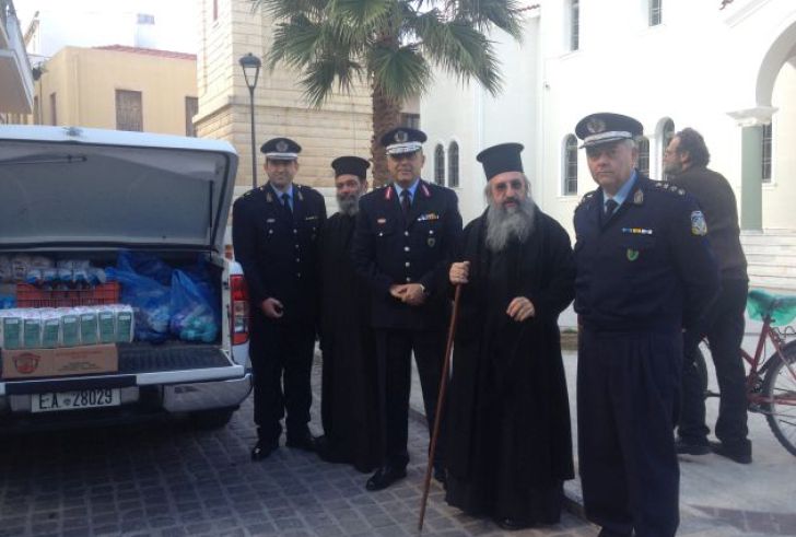 Προσφορά αλληλεγγύης από τις αστυνομικές διευθύνσεις της Κρήτης με την ευκαιρία των εορτών