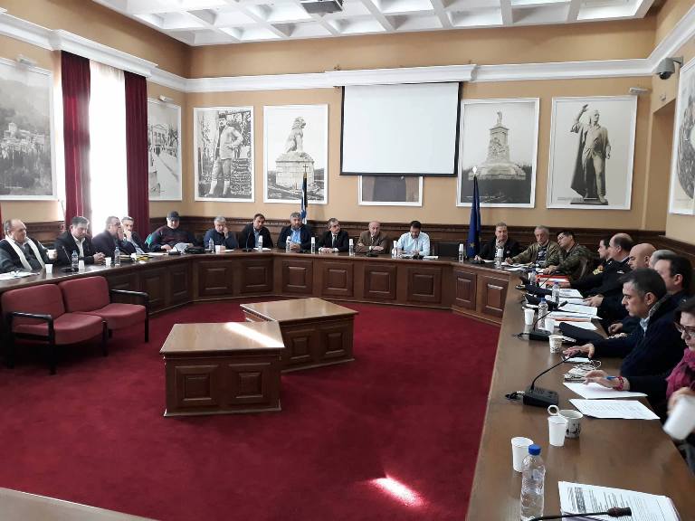 Σέρρες: Σύσκεψη Συντονιστικού Πολιτικής Προστασίας