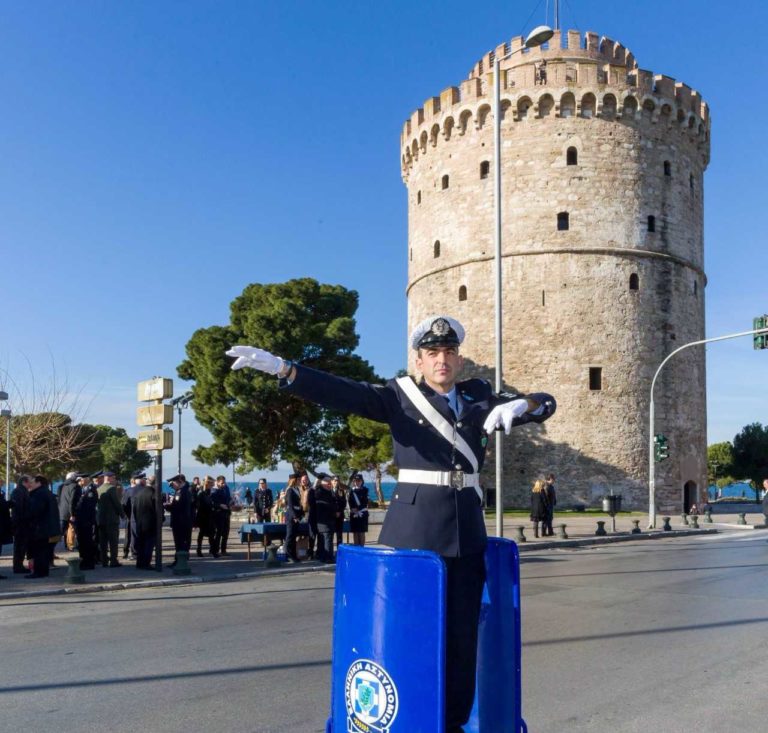 Ο ρυθμιστής τροχονόμος επέστρεψε το πρωί στο κέντρο της Θεσσαλονίκης