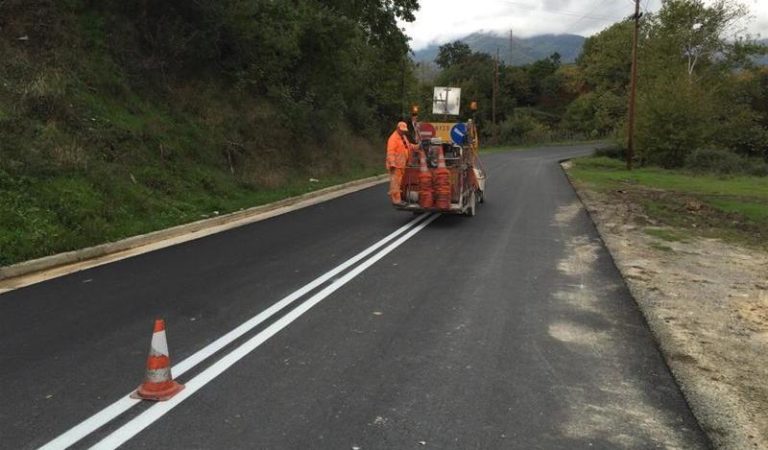 Εργασίες διαγράμμισης στο οδικό δίκτυο της Θεσσαλονίκης