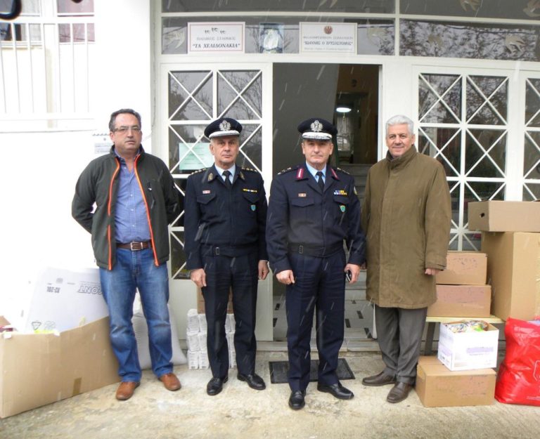 Δωρεές σε ευαγή ιδρύματα από τους Θεσσαλούς Αστυνομικούς