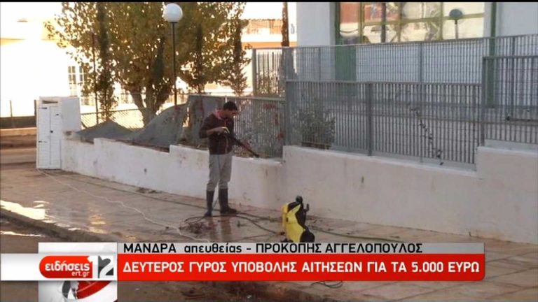 Δεύτερος γύρος υποβολής αιτήσεων  για τα 5000 € στη Μάνδρα (video)