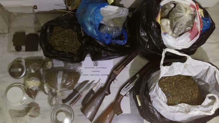 Σύλληψη για ναρκωτικά και όπλα στη Λακωνία