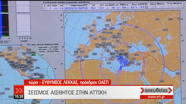 Καθησυχαστικός ο πρόεδρος του ΟΑΣΠ για τους μικροσεισμούς στην Αττική (video)
