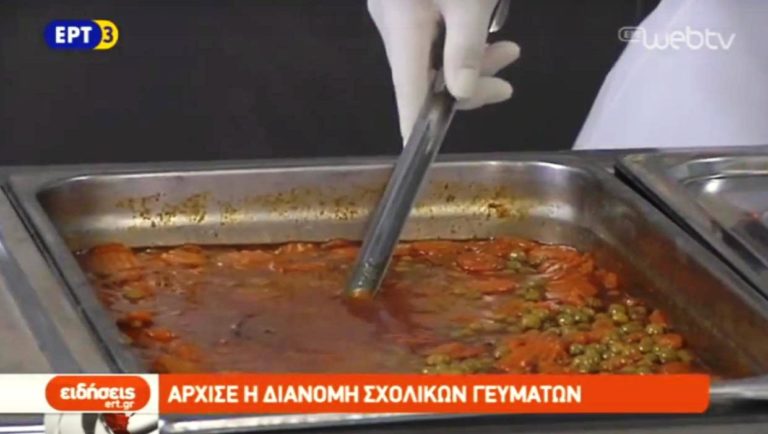 Άρχισε η διανομή σχολικών γευμάτων (video)