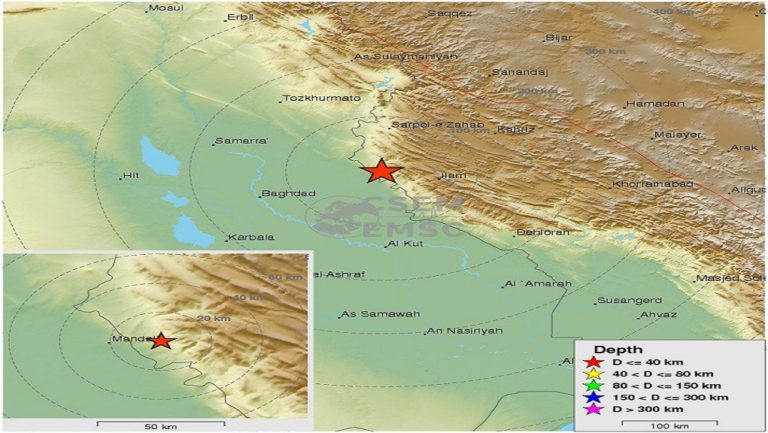 Ιράν- Ιράκ: Συνεχόμενοι σεισμοί άνω των 5 Ρίχτερ