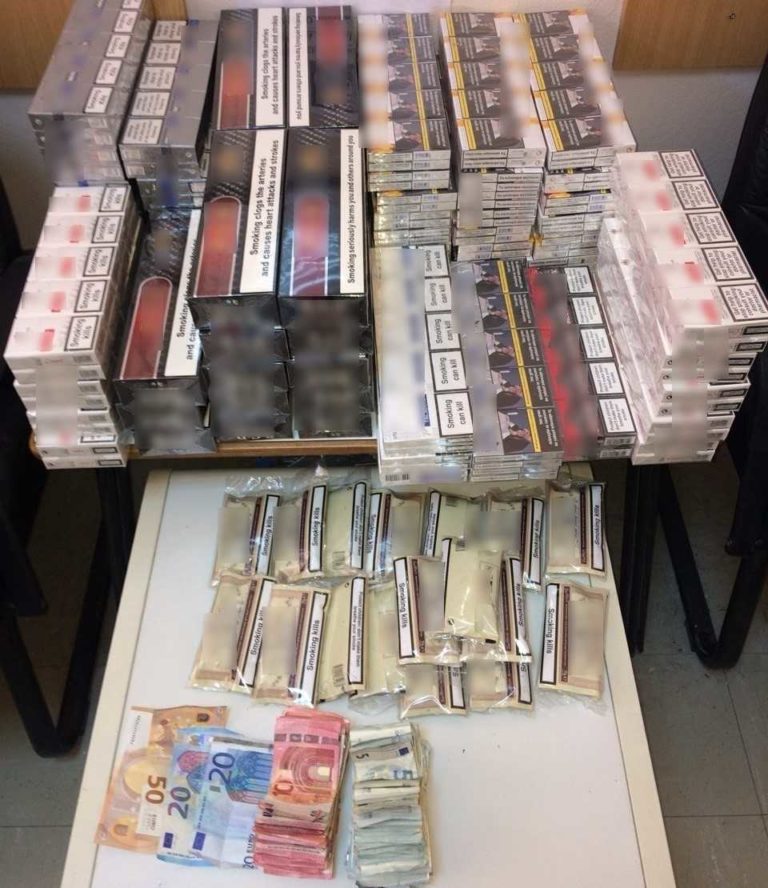 Κατασχέθηκαν στα Γιαννιτσά 580 πακέτα λαθραίων τσιγράρων