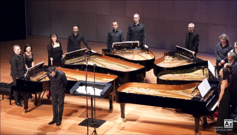 Piandaemonium με 6 πιάνα-12 πιανίστες στο ΔΩΛ