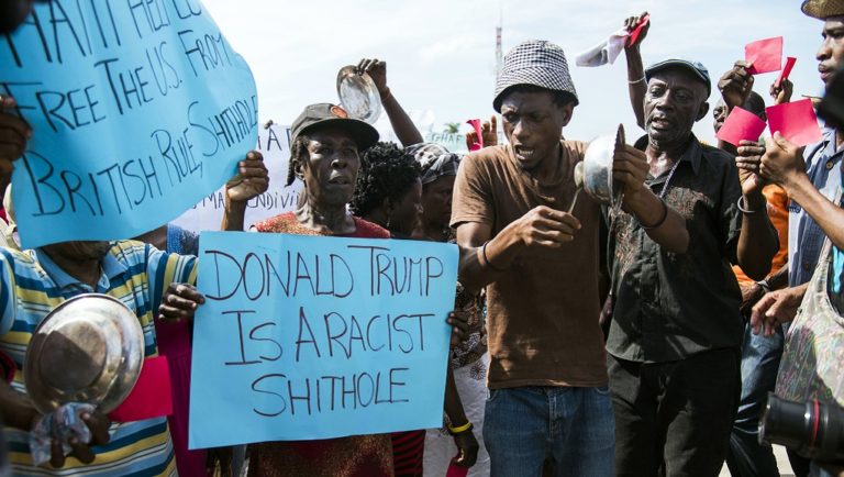 Αϊτή: Διαδήλωση κατά των δηλώσεων Τραμπ για τις «χώρες απόπατους»