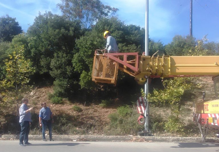 Εργασίες συντήρησης στην επαρχιακή οδό Πυλαίας – Πανοράματος