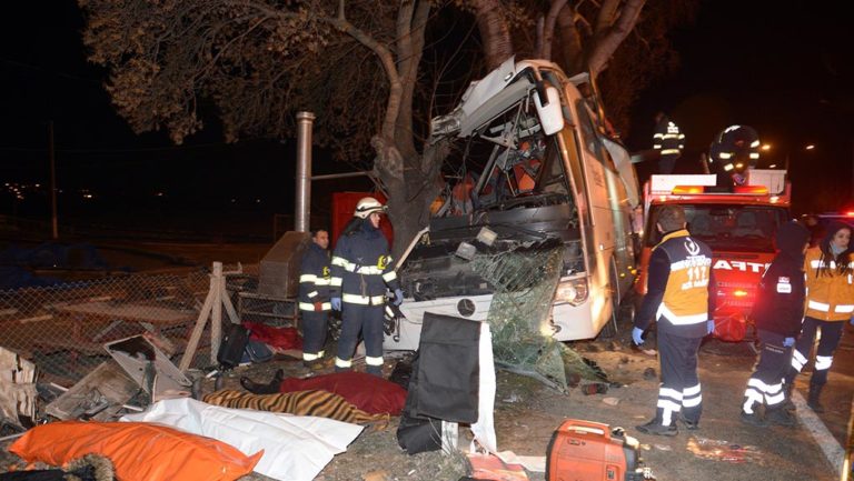 Τουρκία: 11 νεκροί και 46 τραυματίες σε δυστύχημα με λεωφορείο