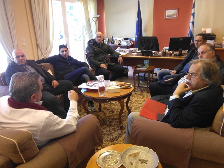 Κέρκυρα: Συνάντηση Περιφερειάρχη με Δ.Ε. Επιμελητηρίου