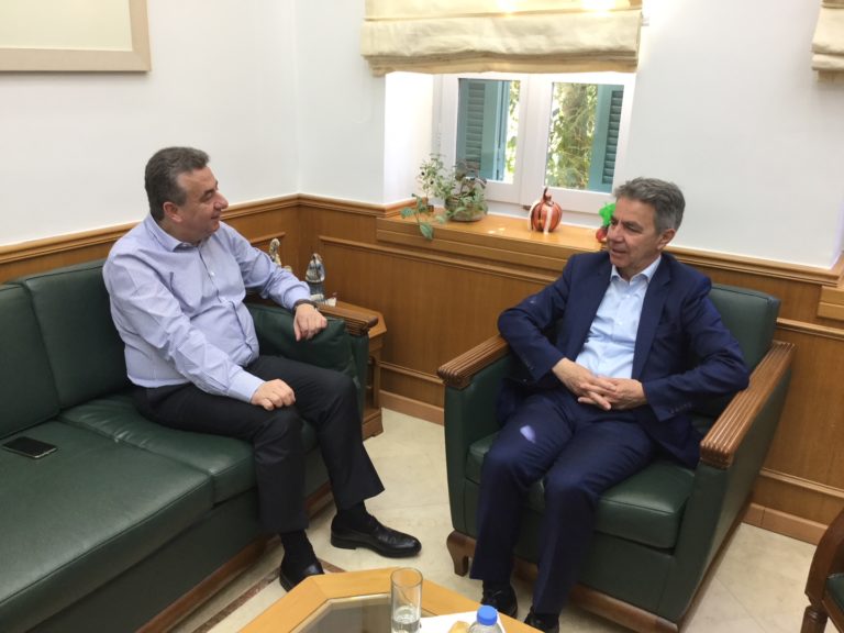 Συνάντηση Περιφερειάρχη με τον Γ.Γ. Υπ. Αγροτικής Ανάπτυξης