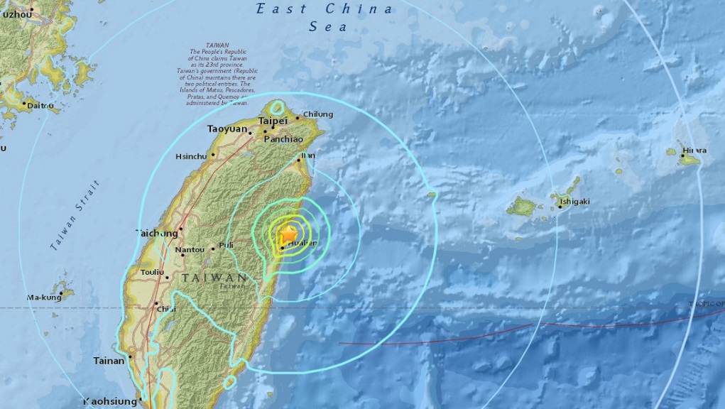 Ταϊβάν: Σεισμός 6,1 βαθμών