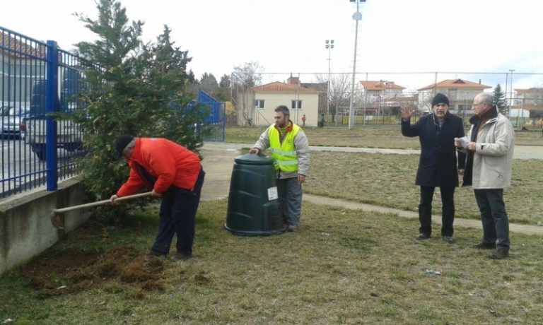 Αμύνταιο: Τοποθέτηση κάδων οικιακής κομποστοποίησης στου παιδικούς σταθμούς