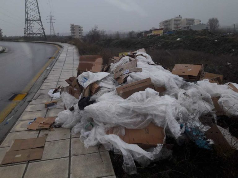 Ανεξέλεγκτη ρίψη απορριμμάτων στην περιοχή άνωθεν του περιφερειακού καταγγέλλει ο Δήμος Κορδελιού – Ευόσμου