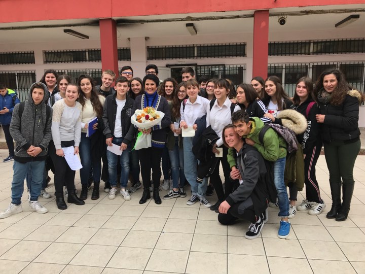 Κέρκυρα: Στο γυμνάσιο Λευκίμμης η Άλκηστις Πρωτοψάλτη