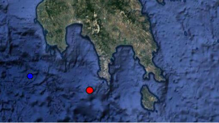 Ασθενής σεισμική δόνηση στη θαλάσσια περιοχή νότια της Μεσσηνίας
