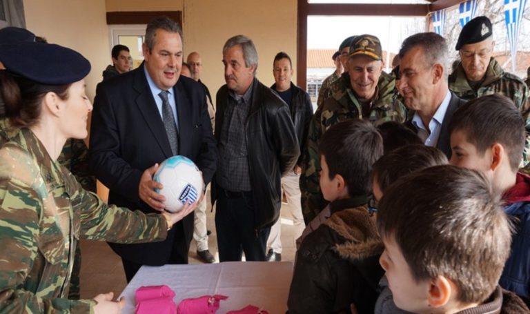 Σχολικές αίθουσες στο Μ. Δέρειο εγκαινίασε ο Π. Καμμένος