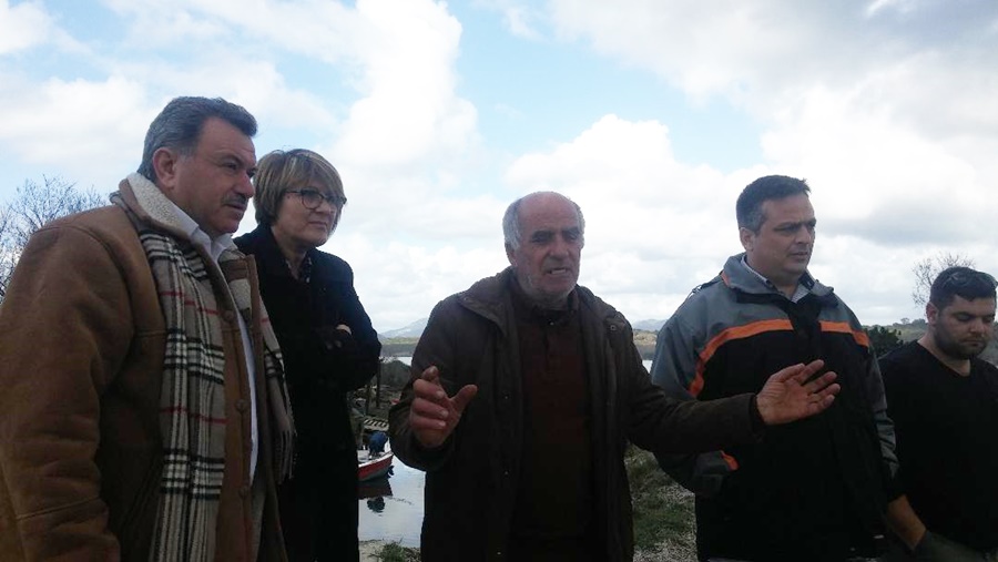 Κέρκυρα: Επίσκεψη περιφερειάρχη στη λίμνη Κορισσίων