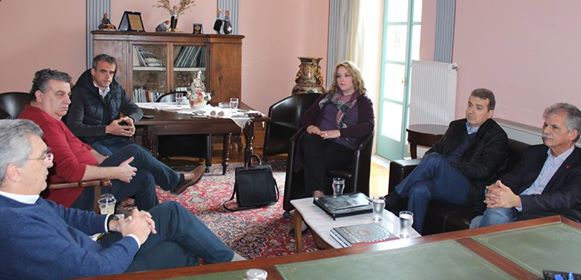 Λέσβος: Συνάντηση δημάρχου με Μ. Χρυσοχοΐδη και Σ. Δανέλλη