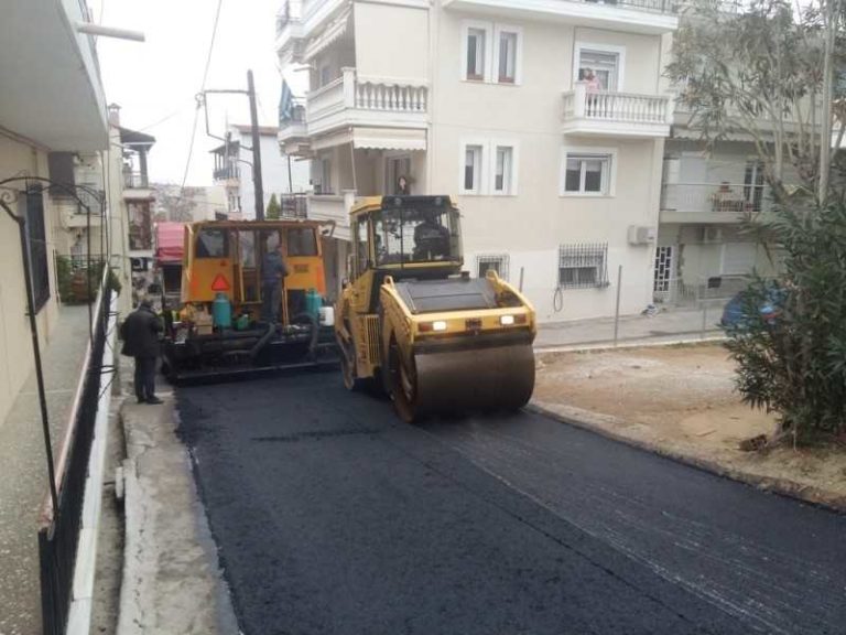 Συνεχίζονται και το 2018 οι ασφαλτoστρώσεις στο δήμο Παύλου Μελά